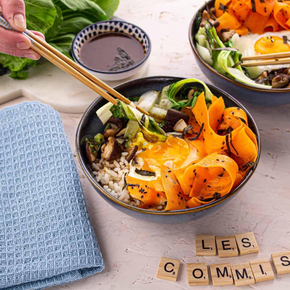 Donburi aux Shiitakes