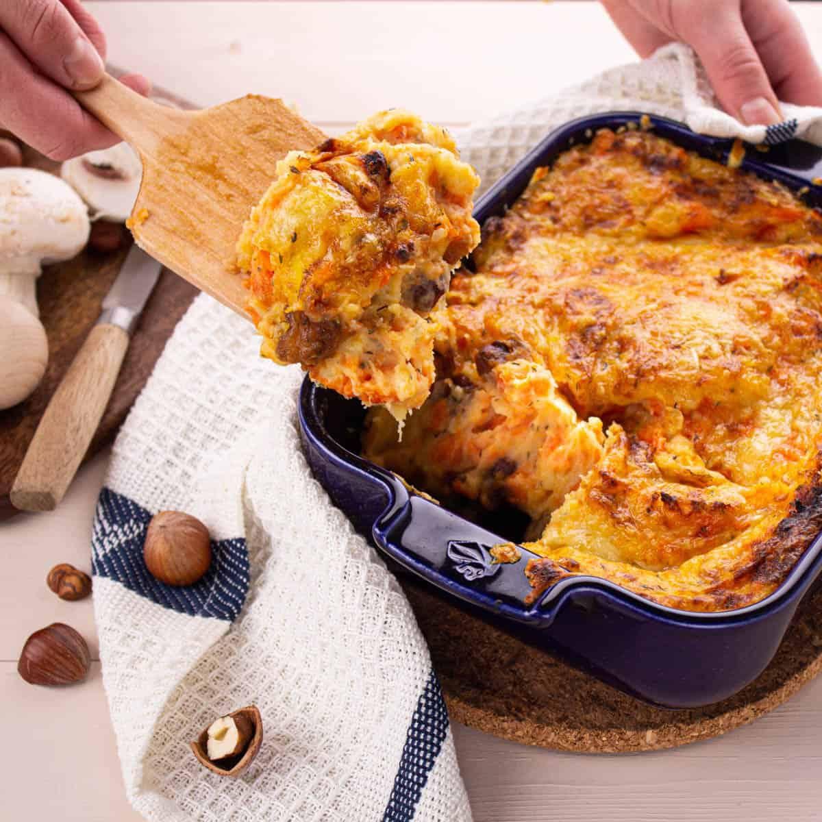 Parmentier de Légumes d'Hiver au Comté