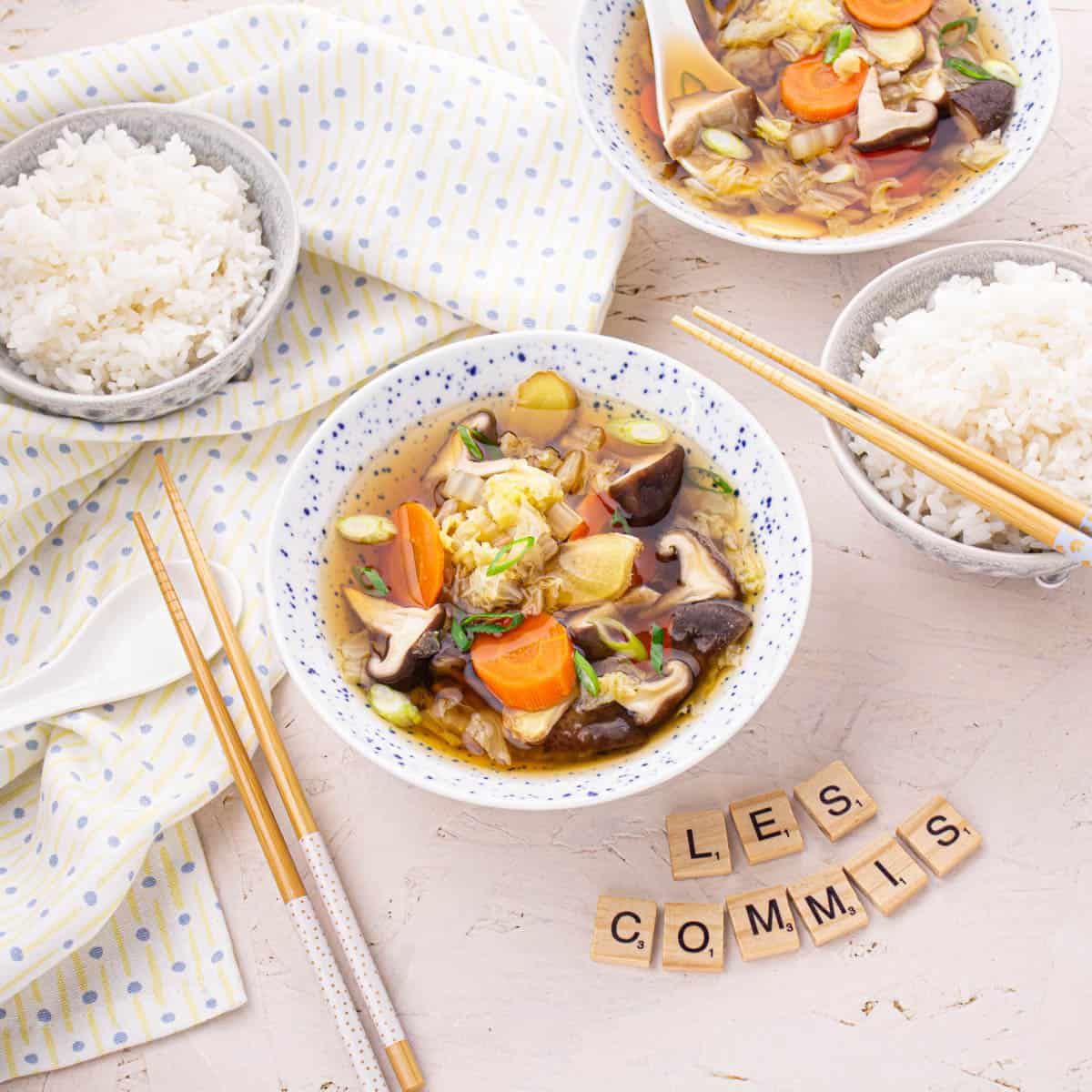 Bouillon Thaï aux Légumes Recette Les Commis