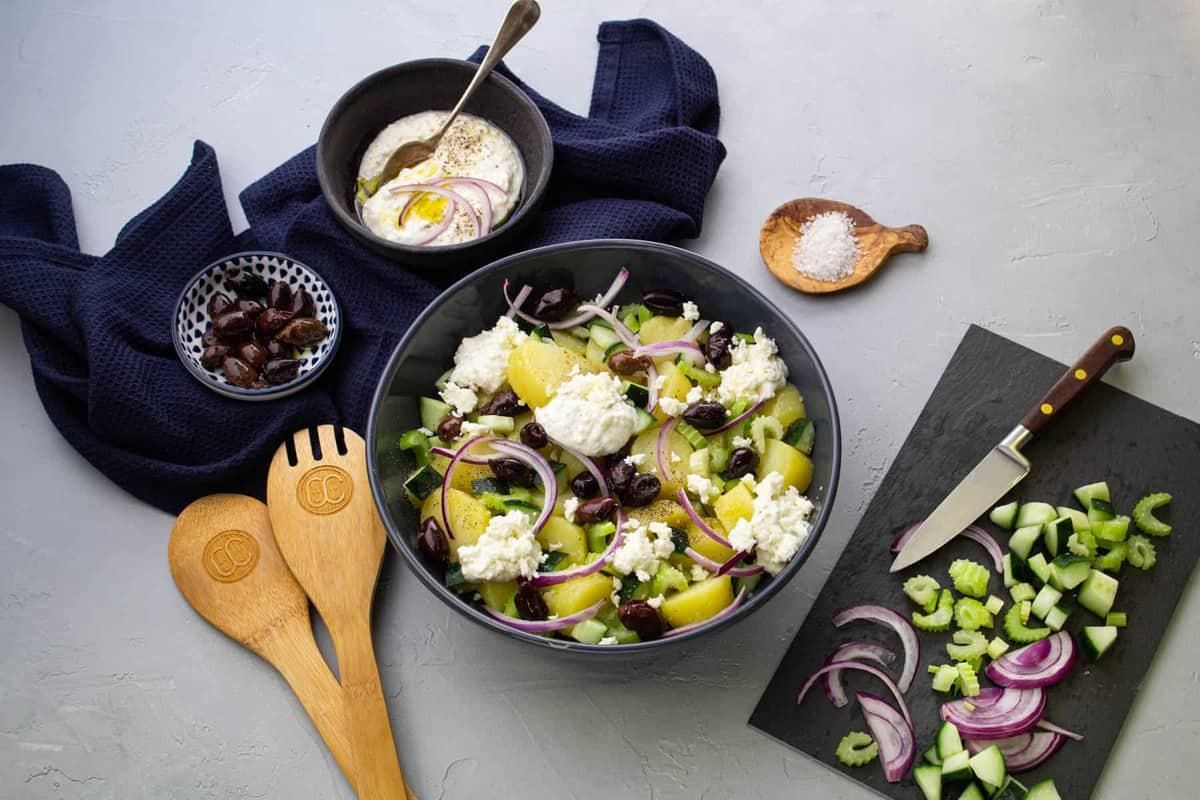 Salade Grecque à la Crème de Feta