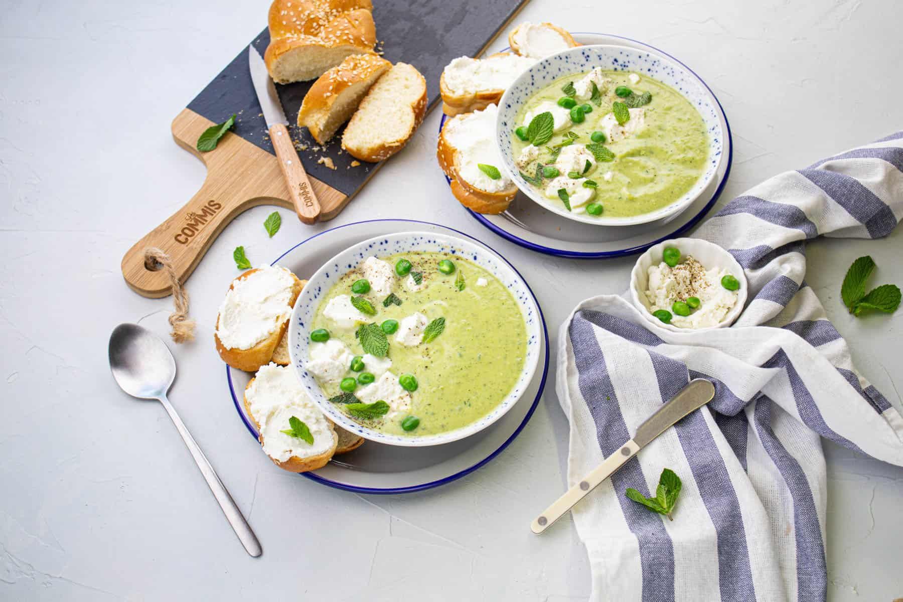 Velouté de Petits Pois & Menthe