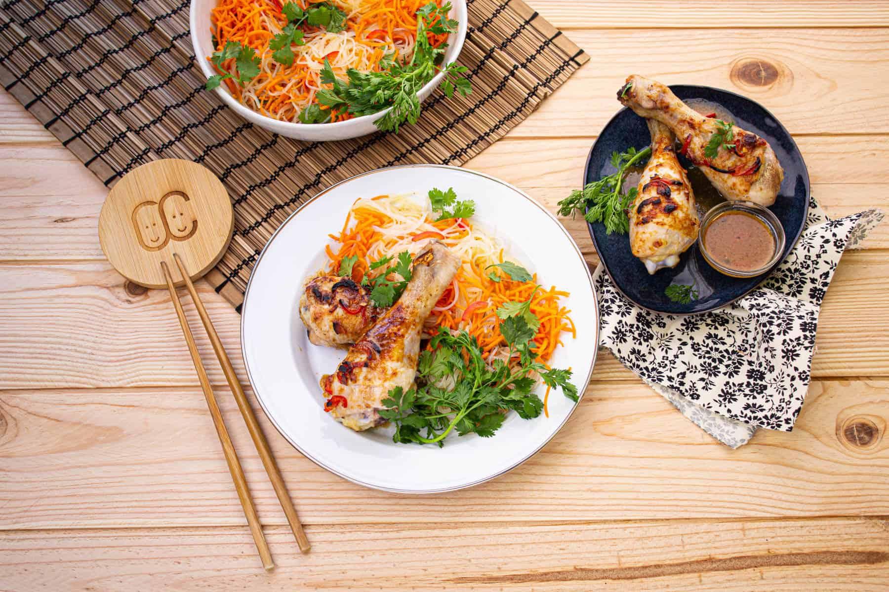 Pilons de Poulet au Miso & Érable