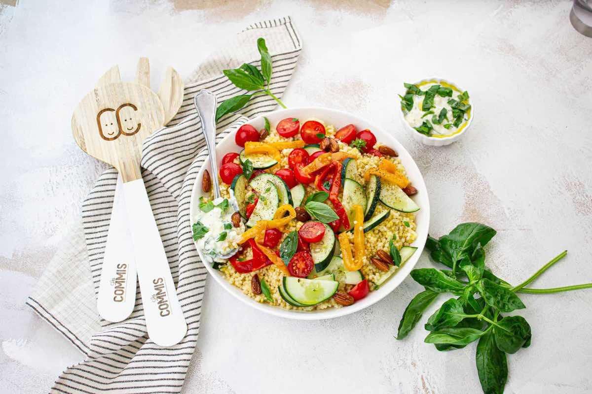 Couscous à la Crème de Feta & aux Légumes d’Été
