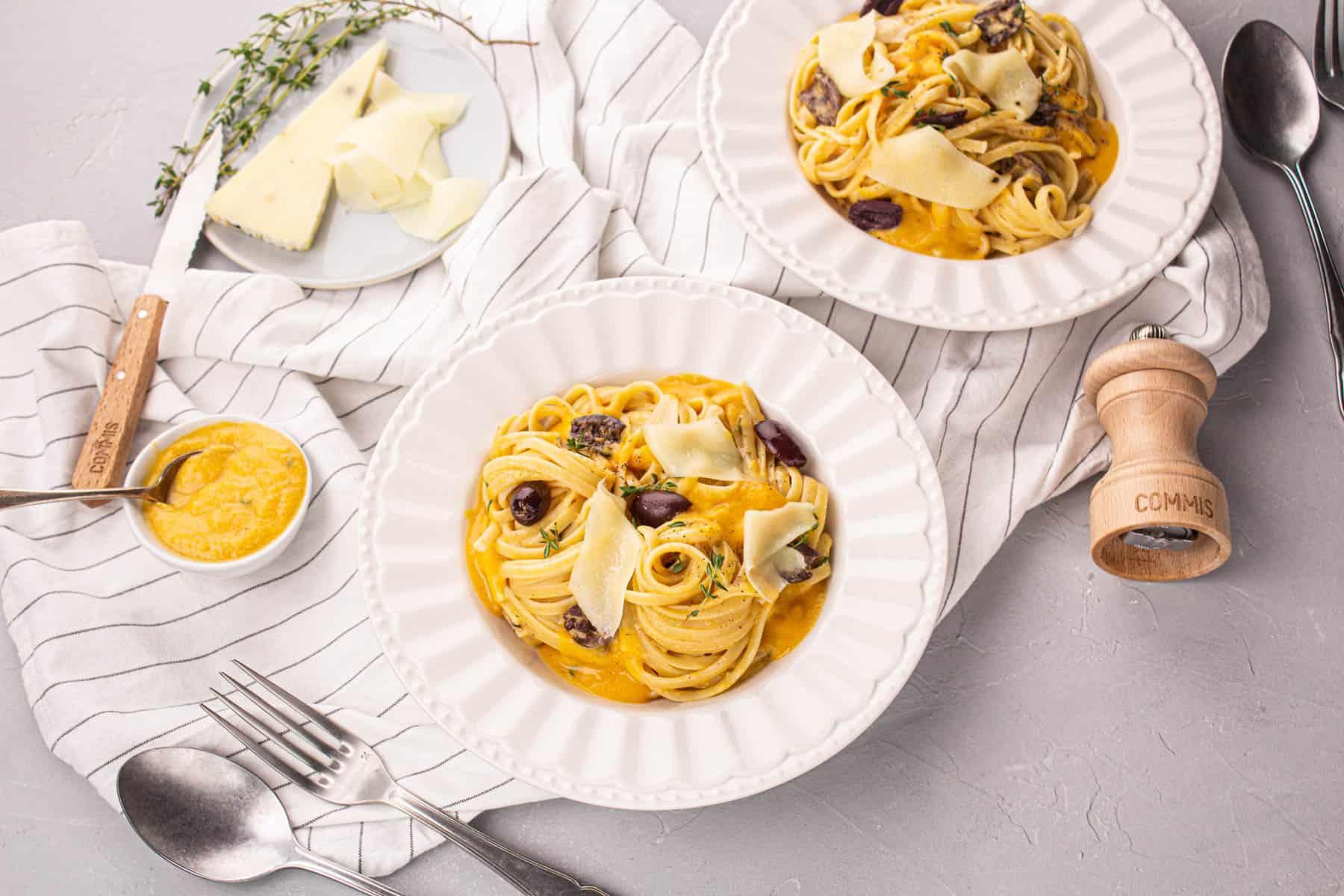 Linguine à la Crème de Courge
