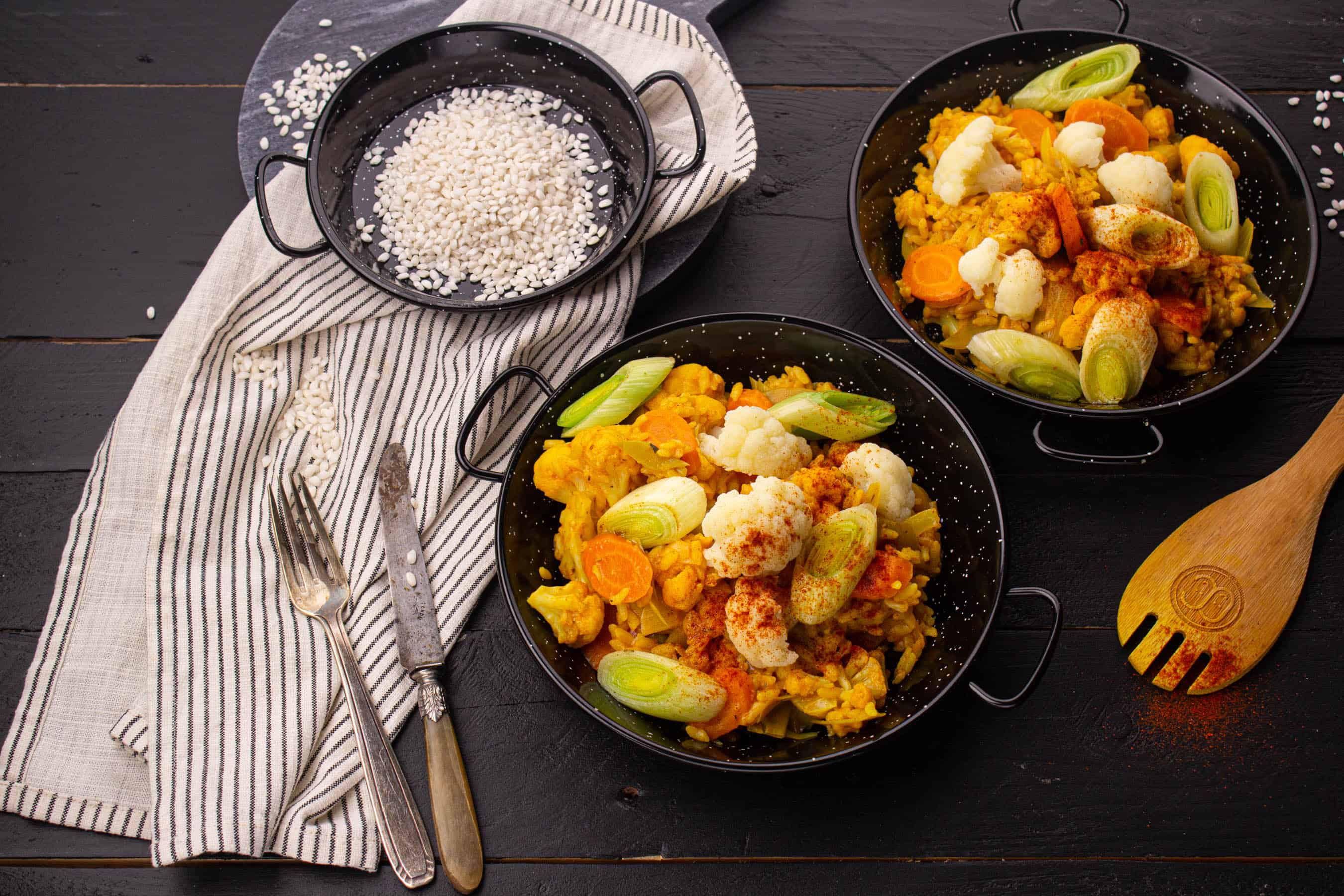 Paëlla aux Légumes - Recette - Les Commis