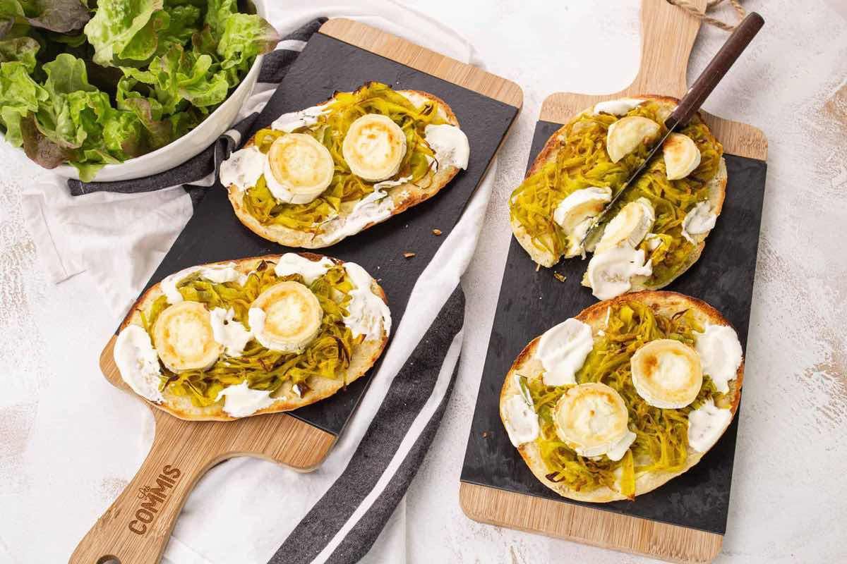 Mini Pizza Chèvre & Poireau