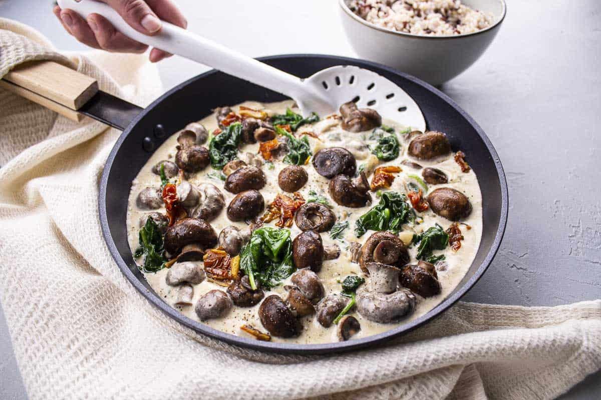 Champignons à la Crème de Parmesan