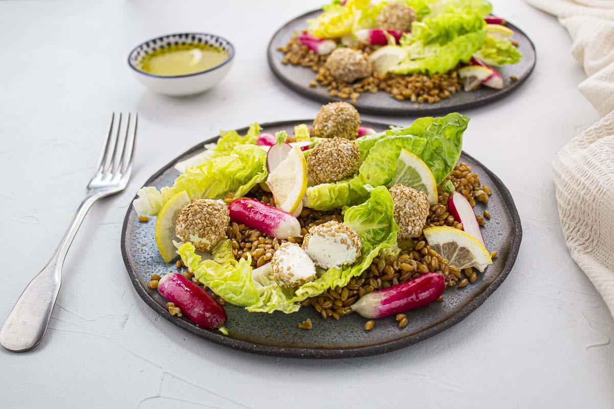 Boulettes de Chèvre frais au Sésame