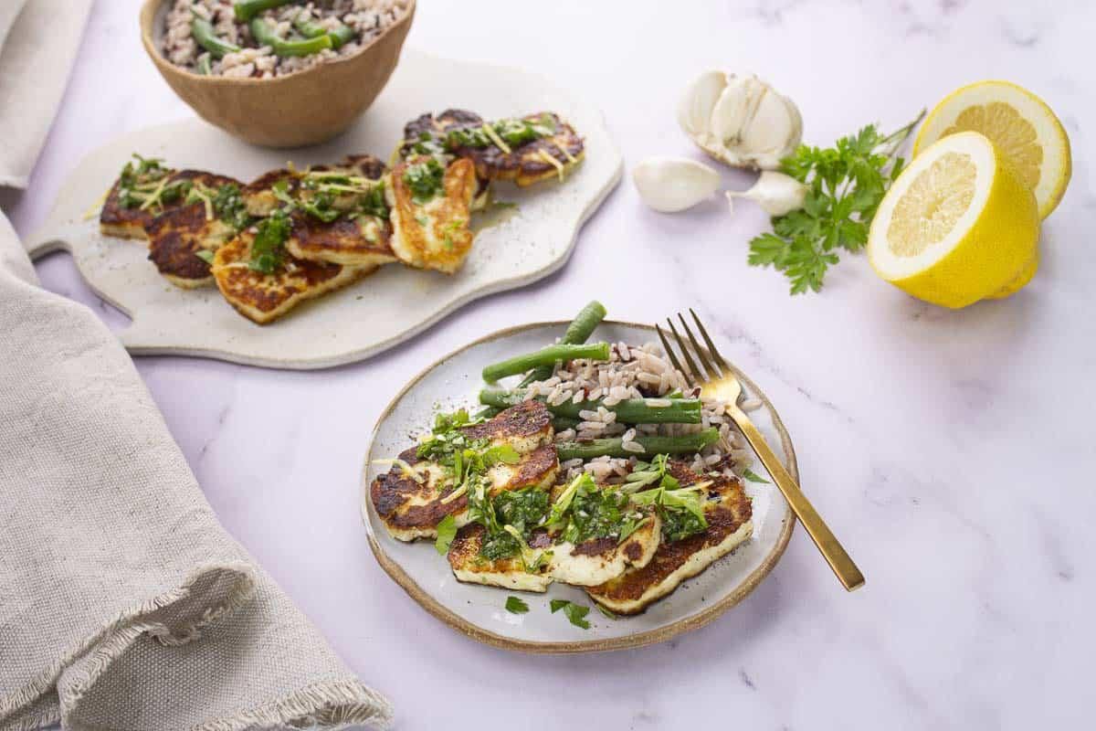 Halloumi Grillé à la Gremolata