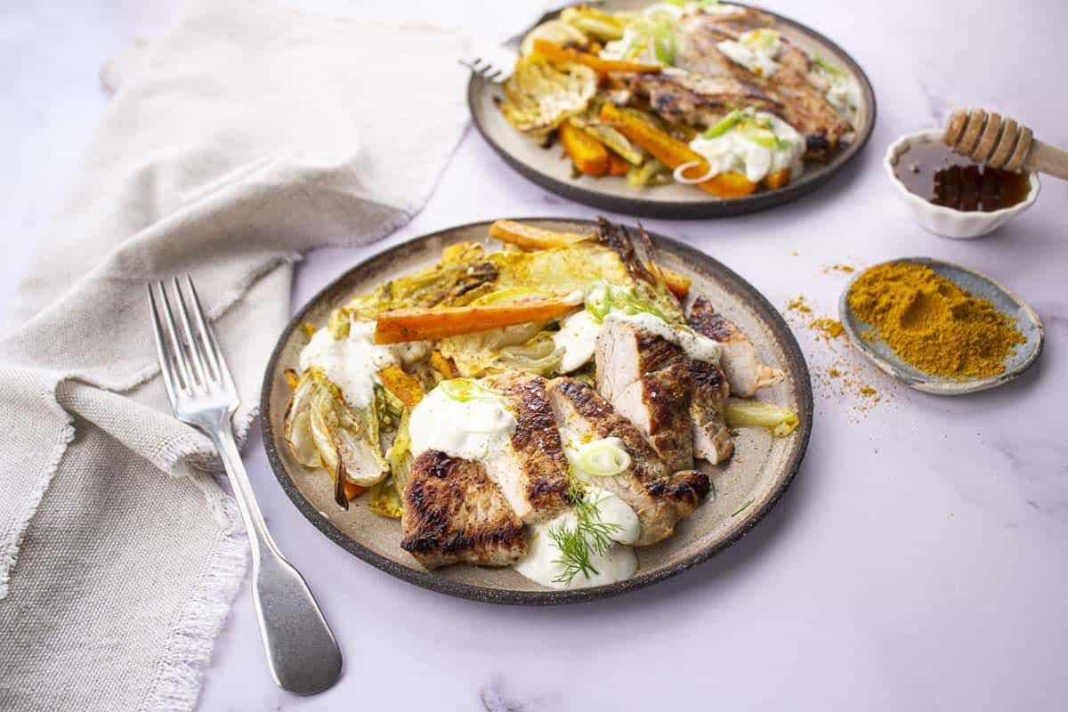 Escalope de Dinde & Légumes d'Automne