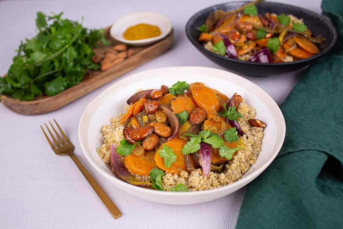 Tajine de Carottes aux Fruits Secs