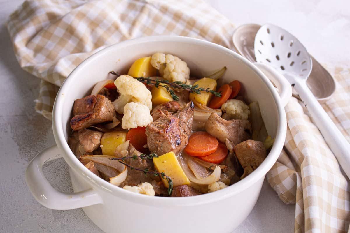 Porc Mijoté aux Légumes