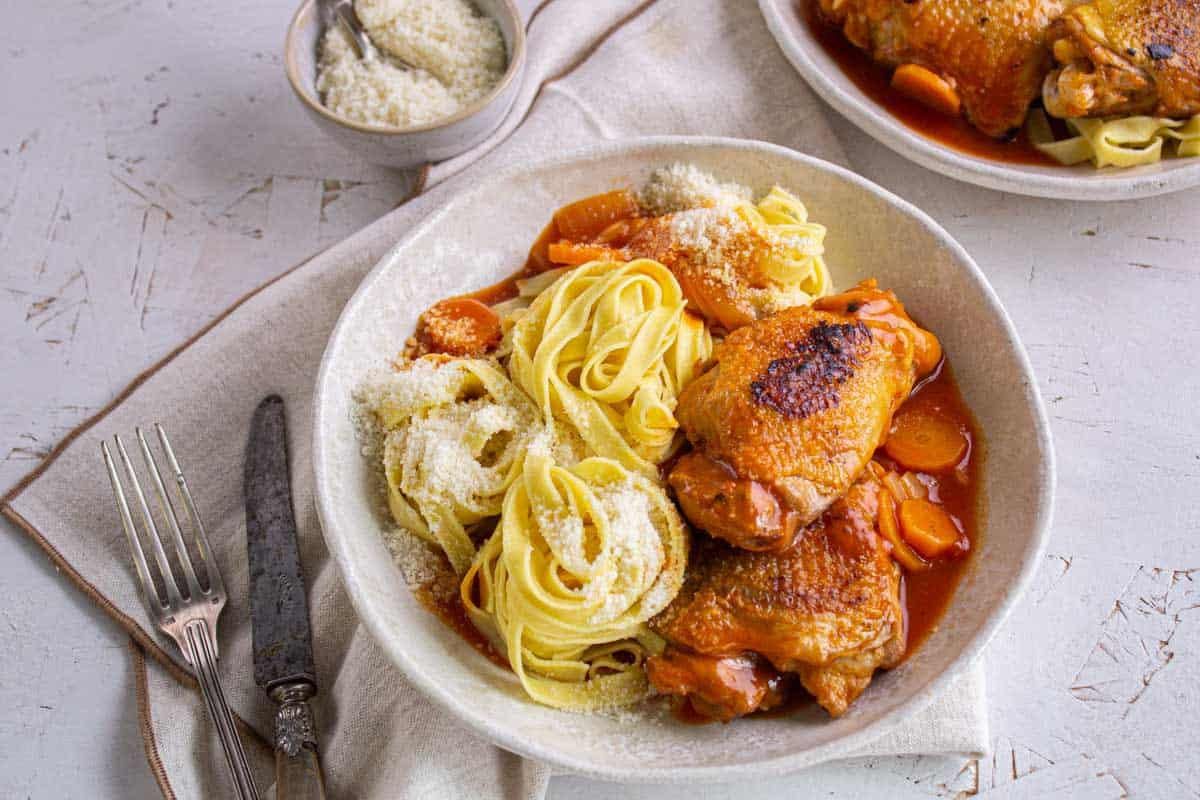 Poulet façon Osso Bucco