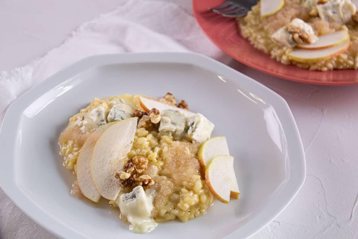 Risotto Noix & Poire de Luana Belmondo Recette Les Commis