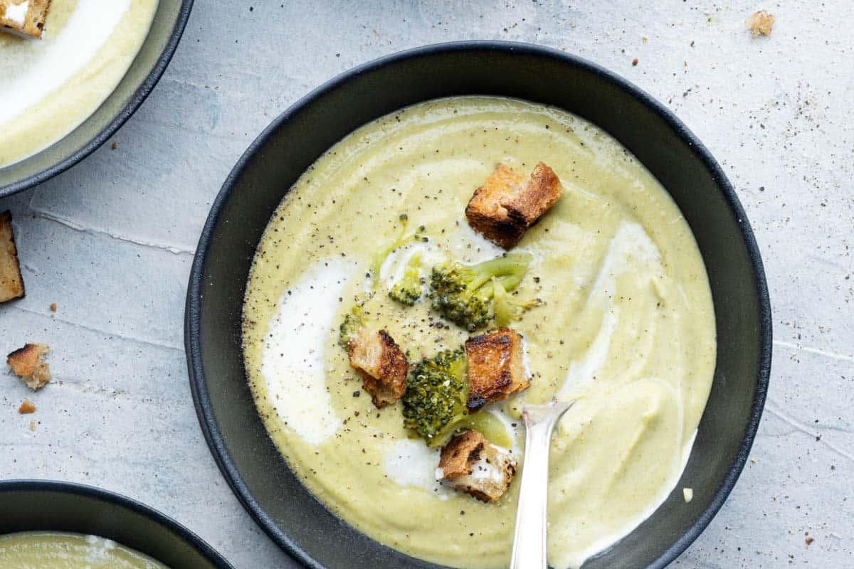 Soupe Brocoli-Gorgonzola