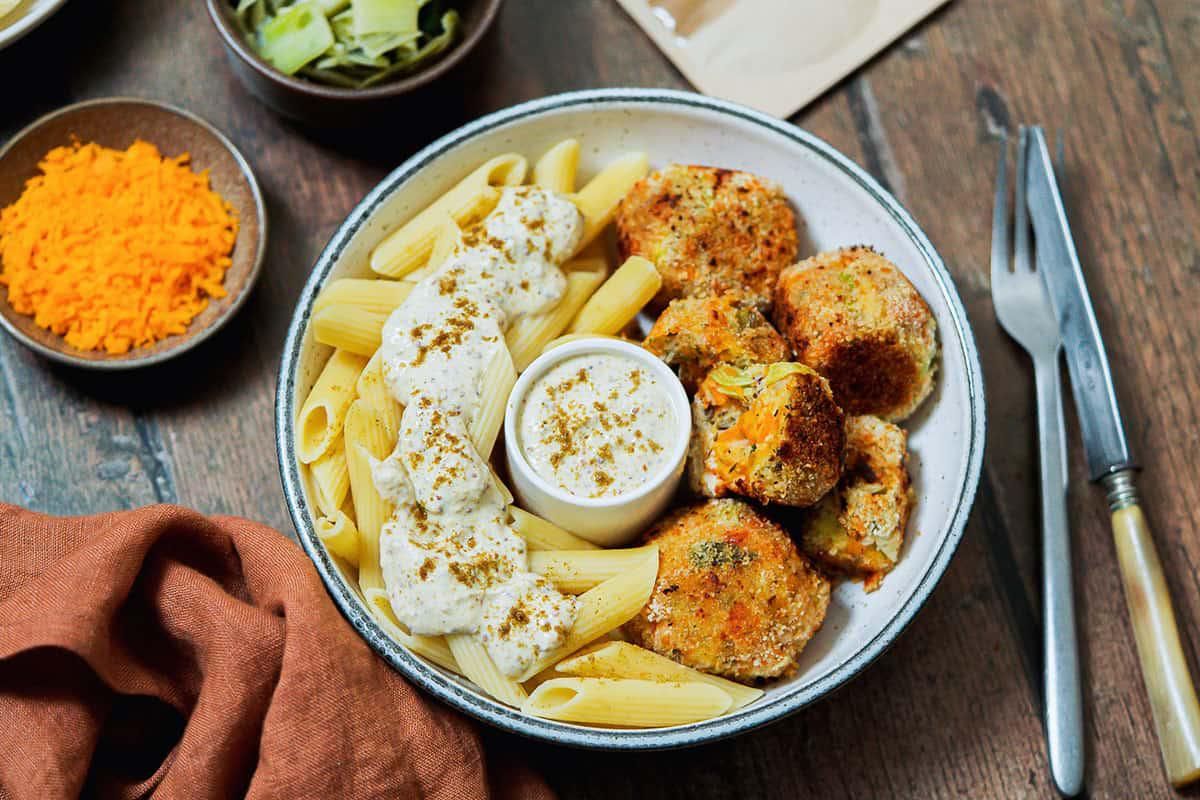 Croquettes au Comté et Poireaux
