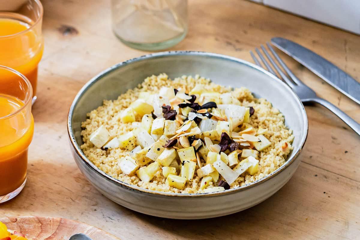 Couscous de Légumes Rôtis aux Amandes