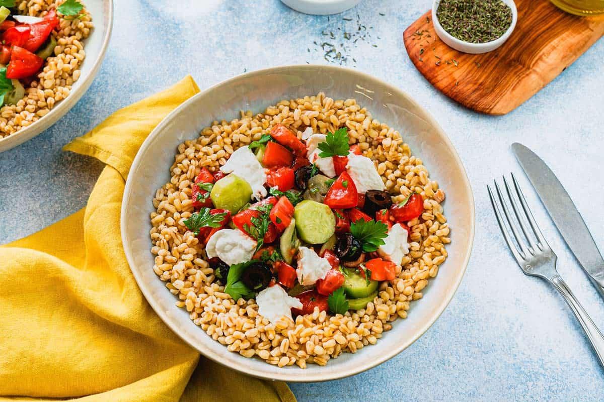Salade de Blé façon Caprese