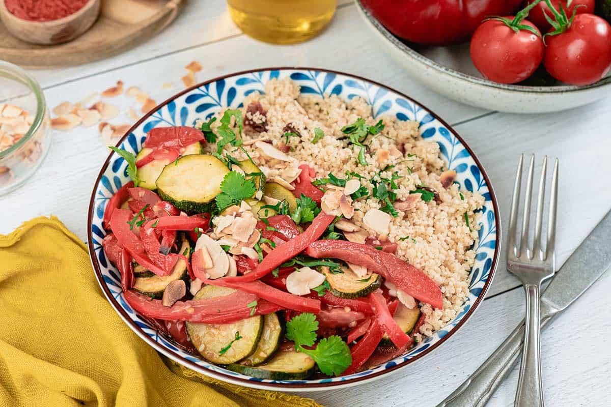 Couscous de Légumes & Sauce Pimentée