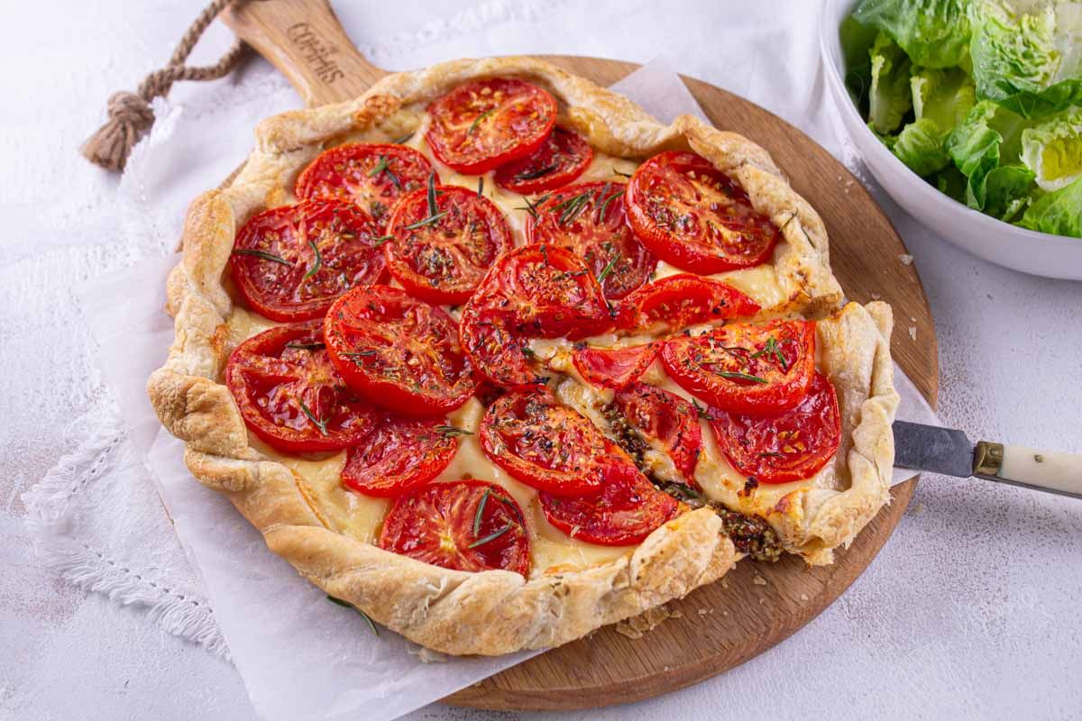 Tarte à la Tomate & Moutarde à l'Ancienne de Sophie - Recette - Les Commis
