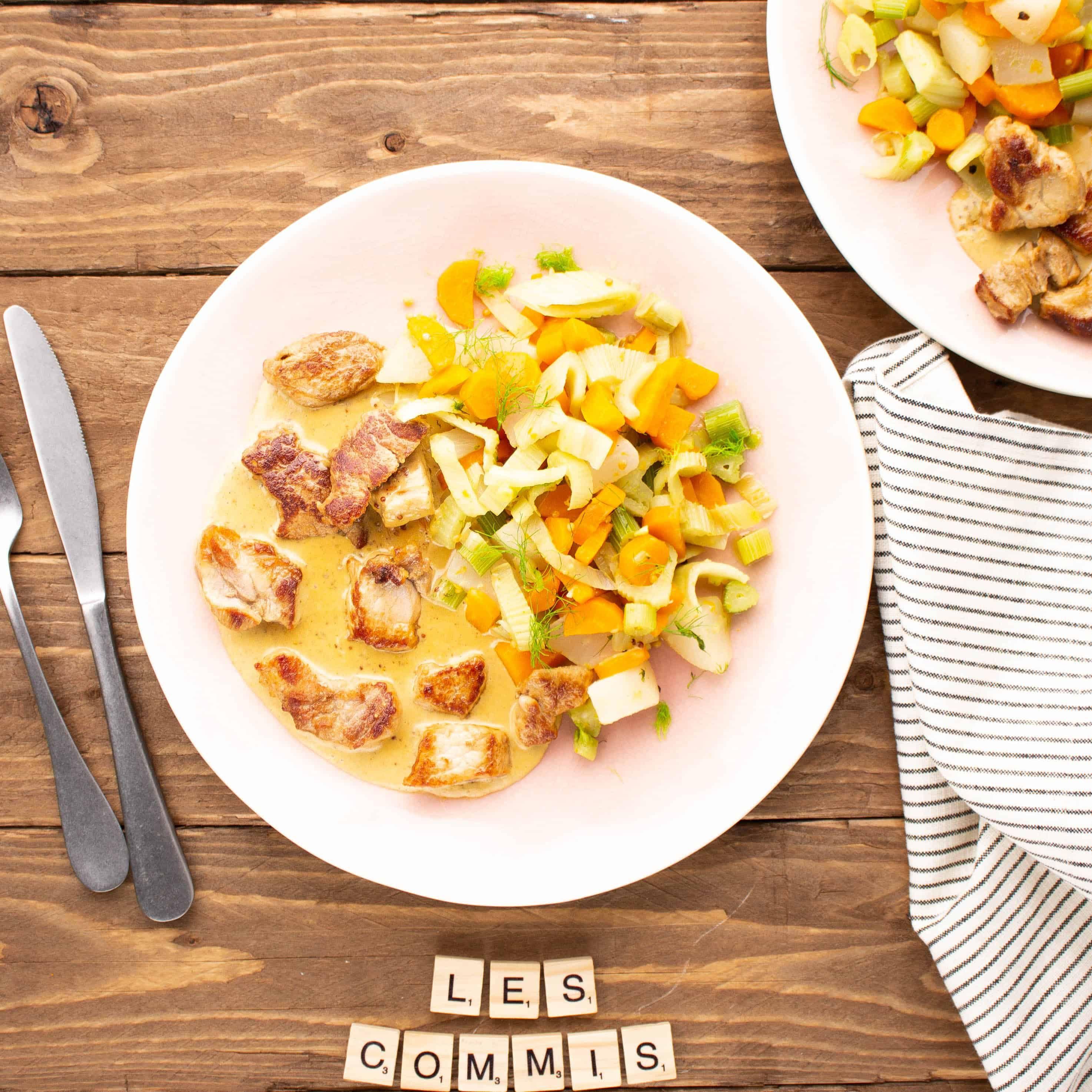 Sauté de Porc à la Moutarde