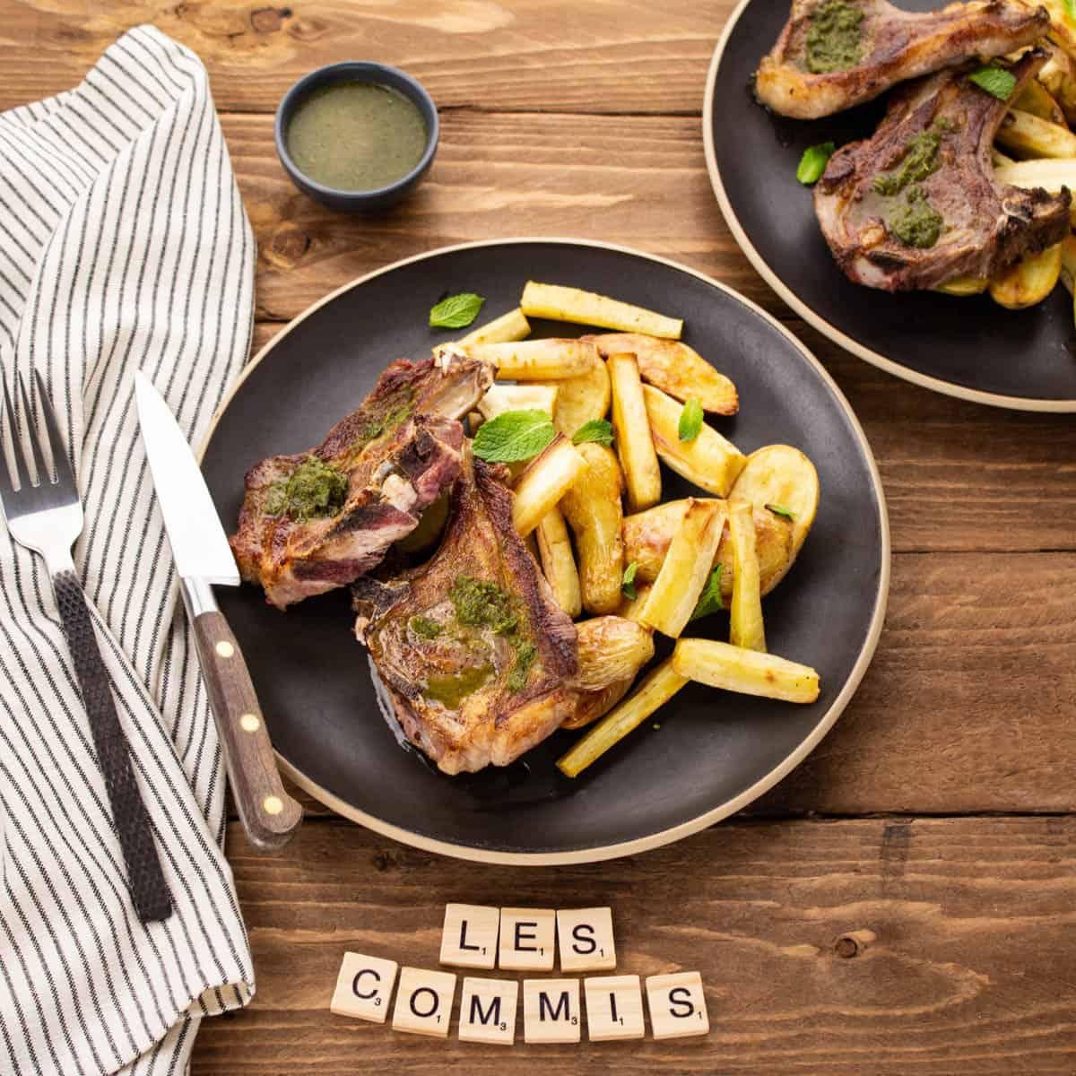 Côtes d’Agneau à la Menthe