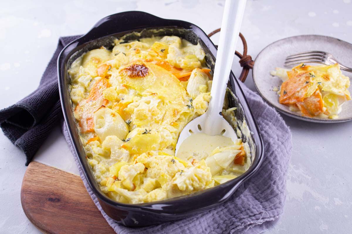 Gratin Dauphinois aux Légumes
