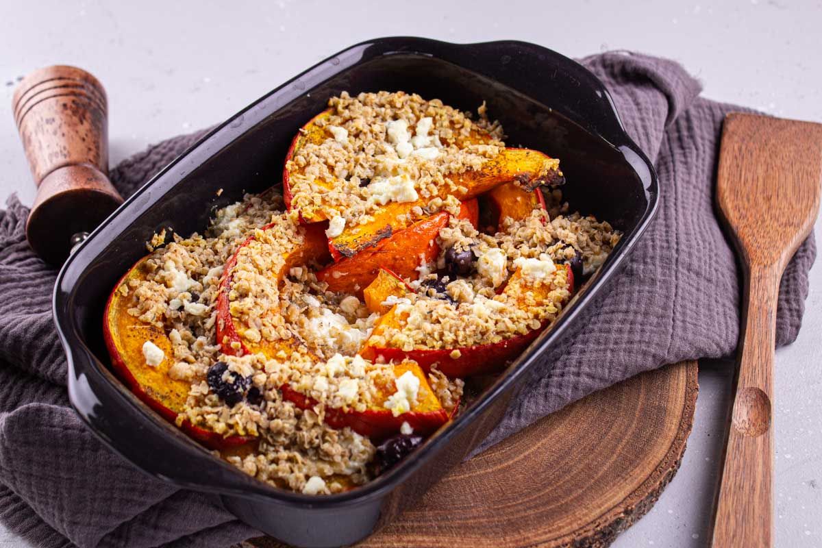 Crumble de Butternut Flocons d'Avoine & Parmesan