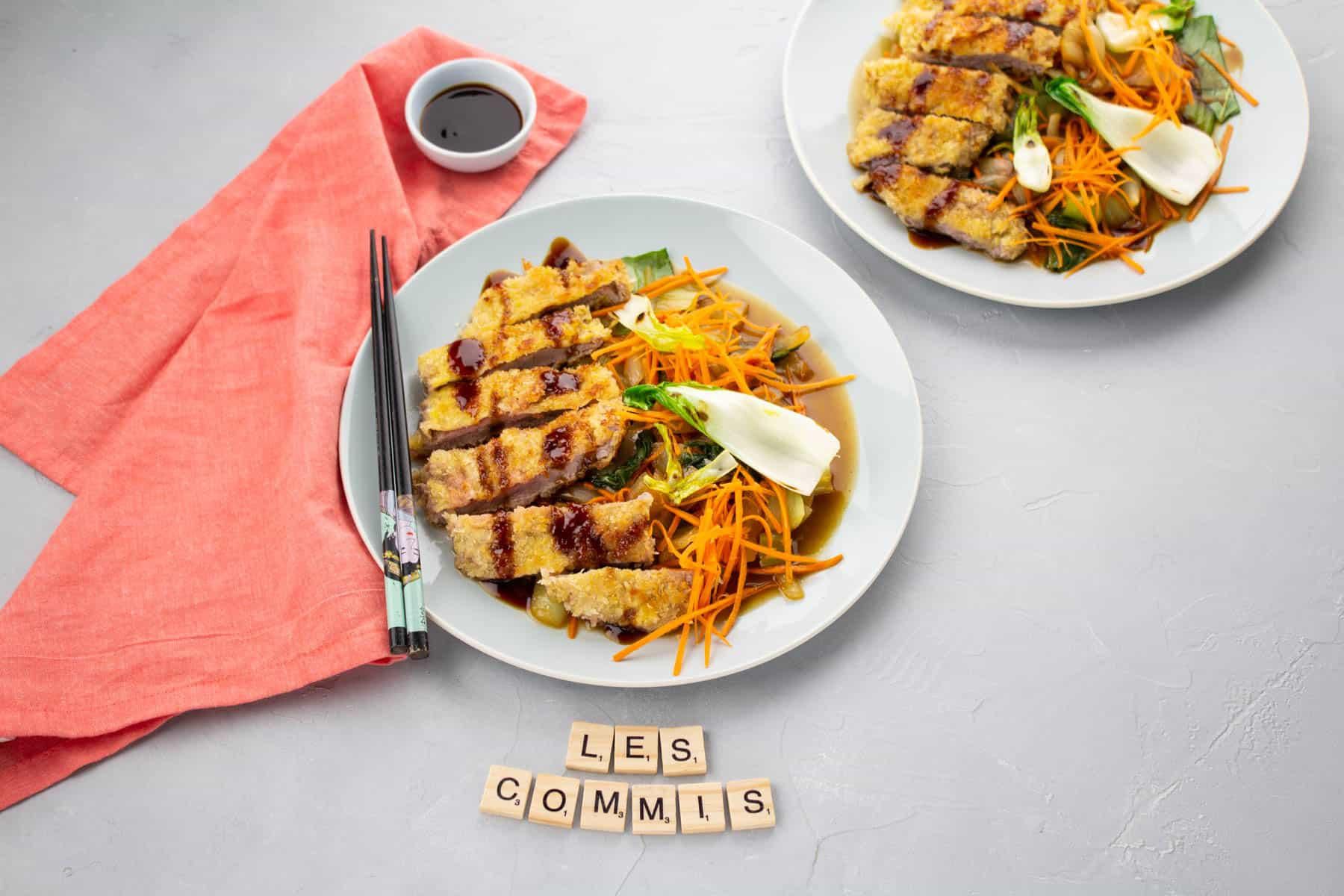 Dinde Croustillante Sauce Tonkatsu