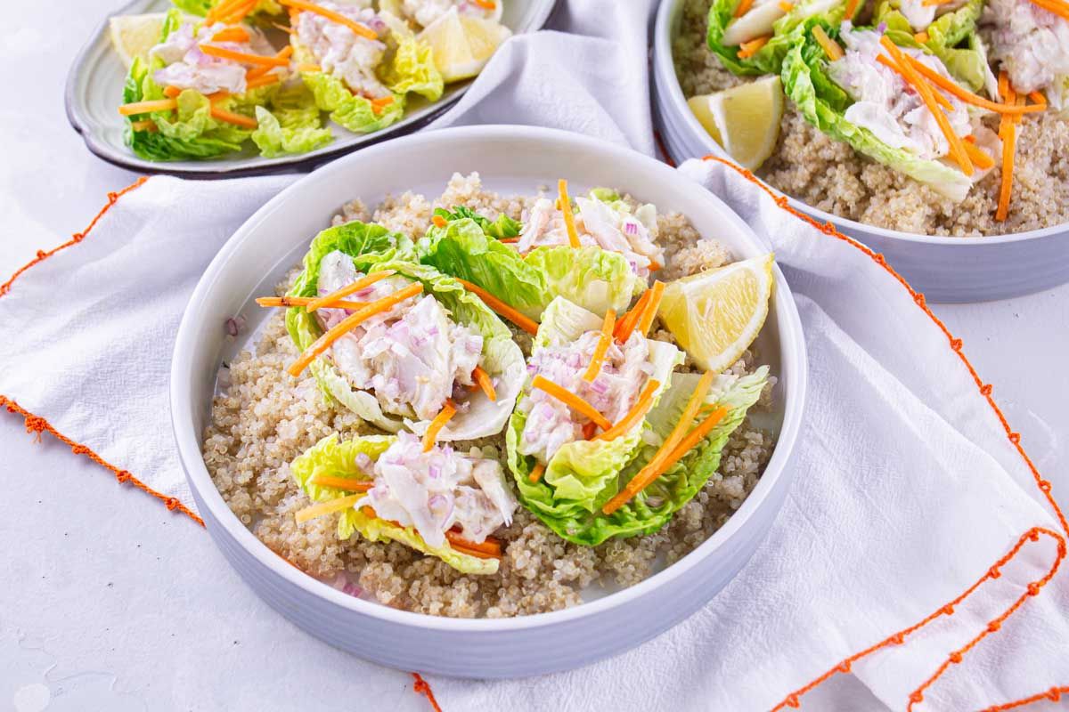 Poisson à la Crème Citronnée façon Wrap