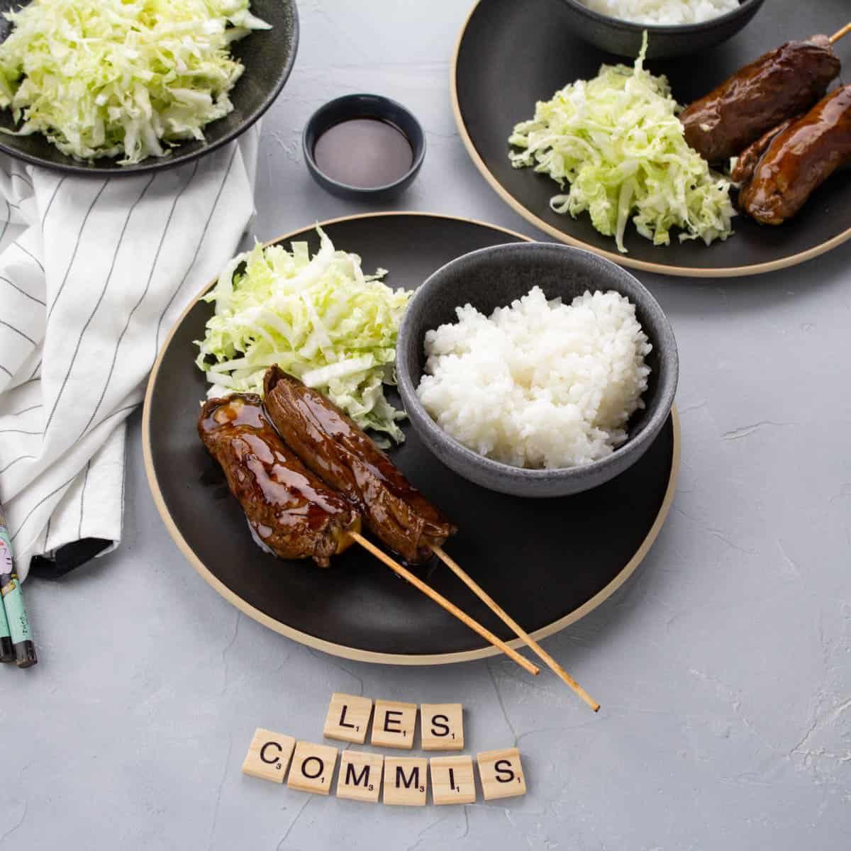 Brochettes de Bœuf Yakitori