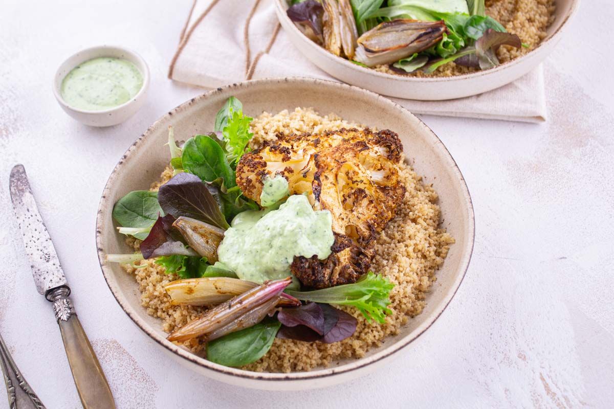 Chou-fleur Cajun & Semoule