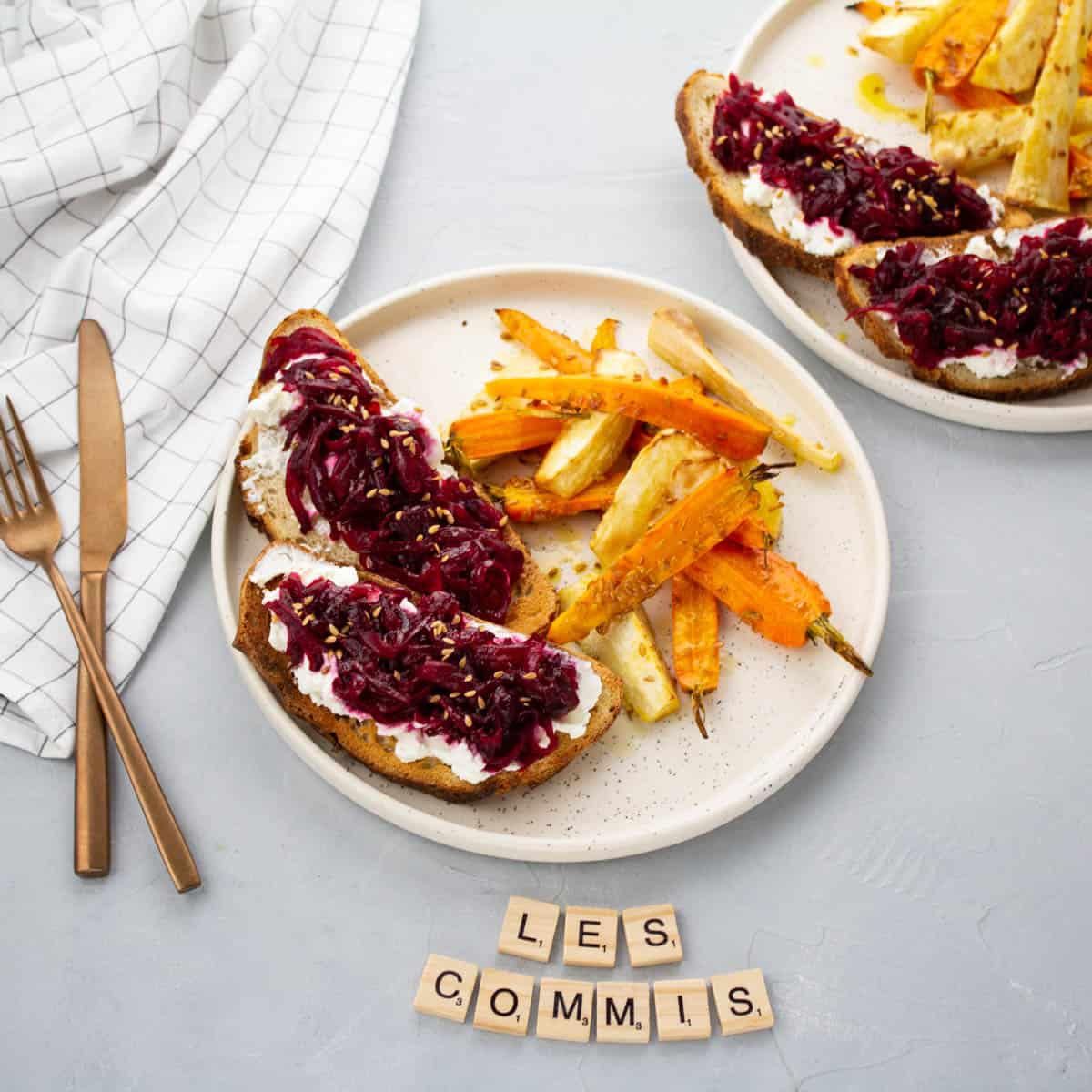 Tartines & Frites de Légumes