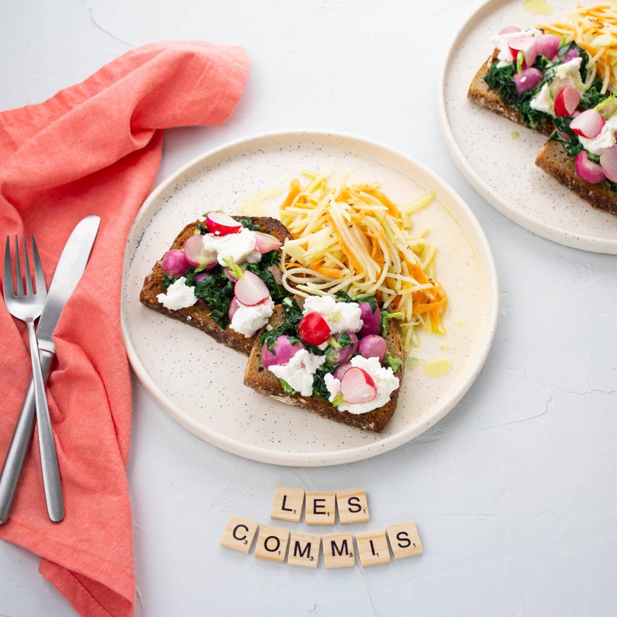 Tartines de Saison & Coleslaw