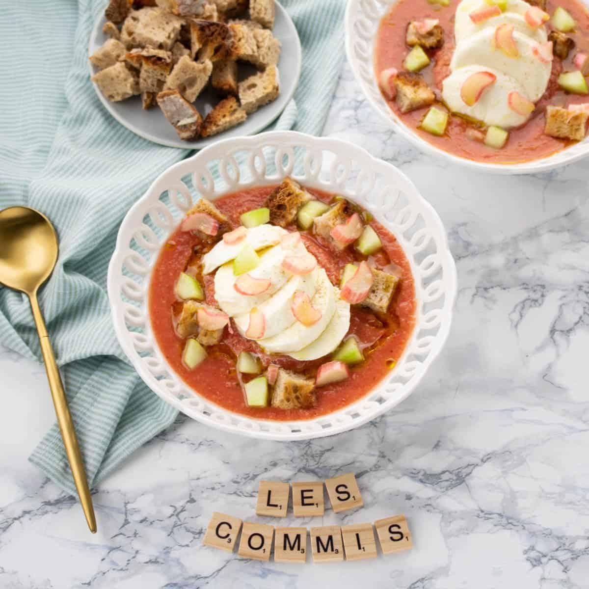 Gaspacho Express & Mozzarella