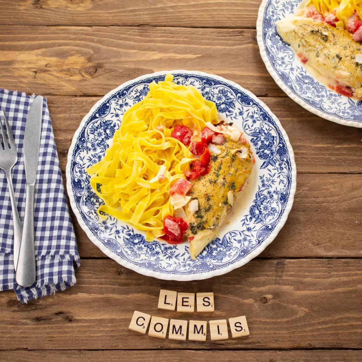 Poulet à la Crème & Tagliatelles