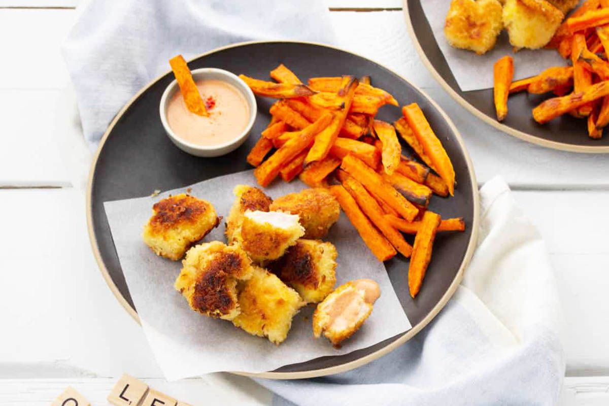 Nuggets de Poulet & Frites de Carottes