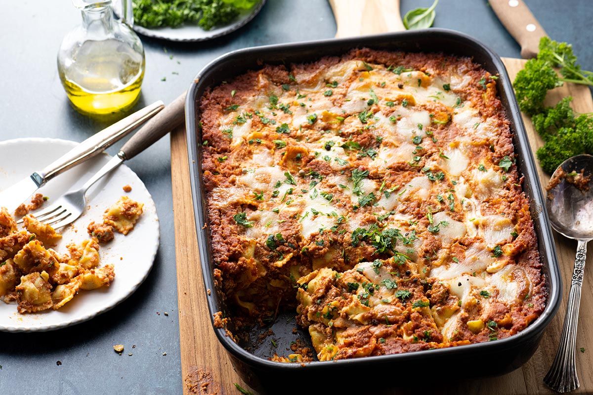 Gratin Ravioli En Boîte Au Four