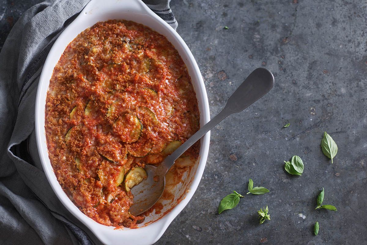 Parmigiana Courgettes et Pommes de Terre
