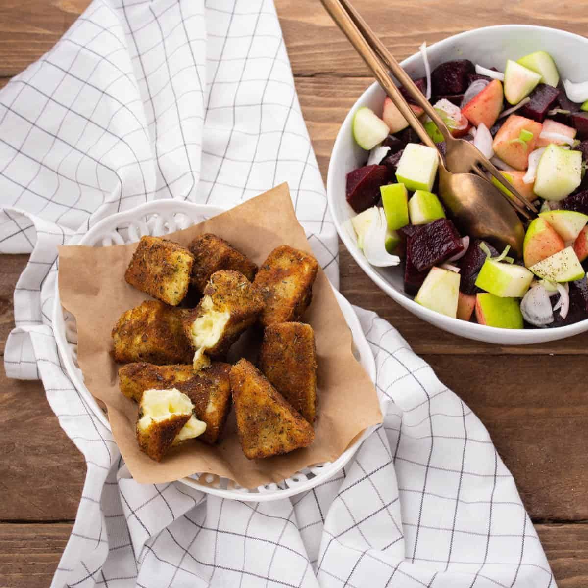 Cromesquis de Brie & Salade Douce
