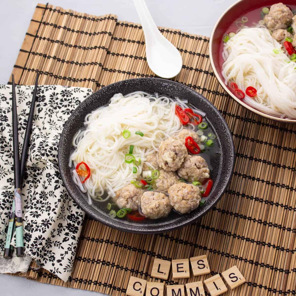 Boulettes de Porc & Bouillon Citronnelle-Combawa