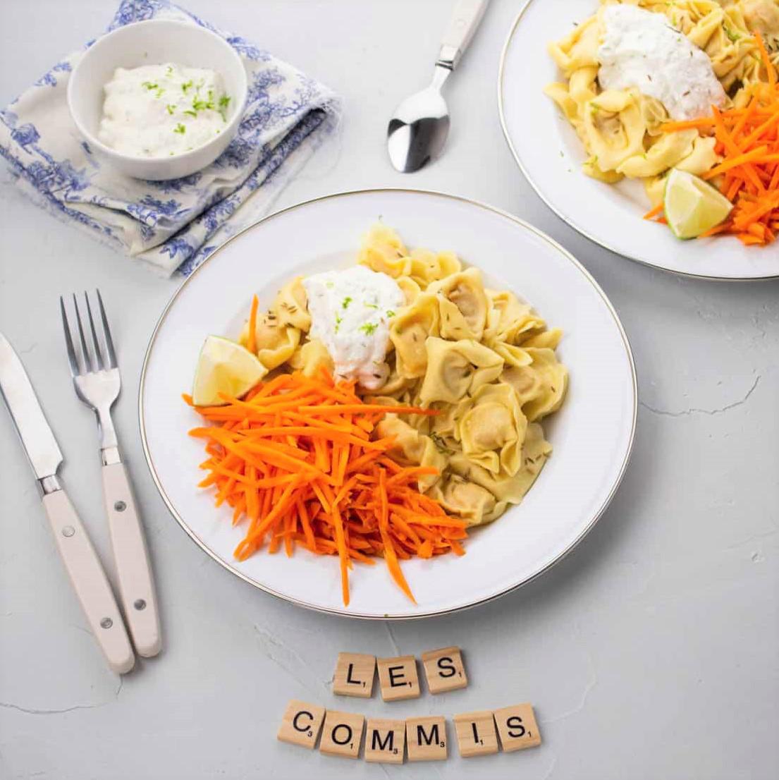 Ravioles Italiennes Carotte-Cumin & Ricotta