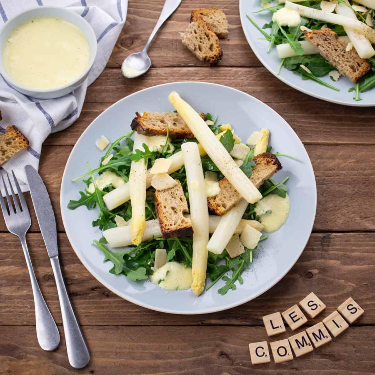 Asperges Blanches & Mayonnaise Aérienne