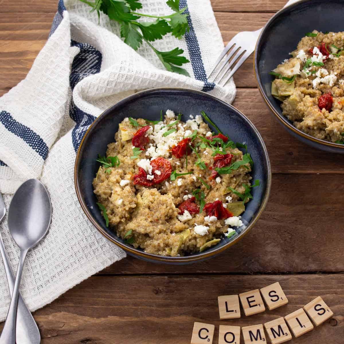 Risotto de Quinoa d’Anjou à la Feta & Tomates Confites