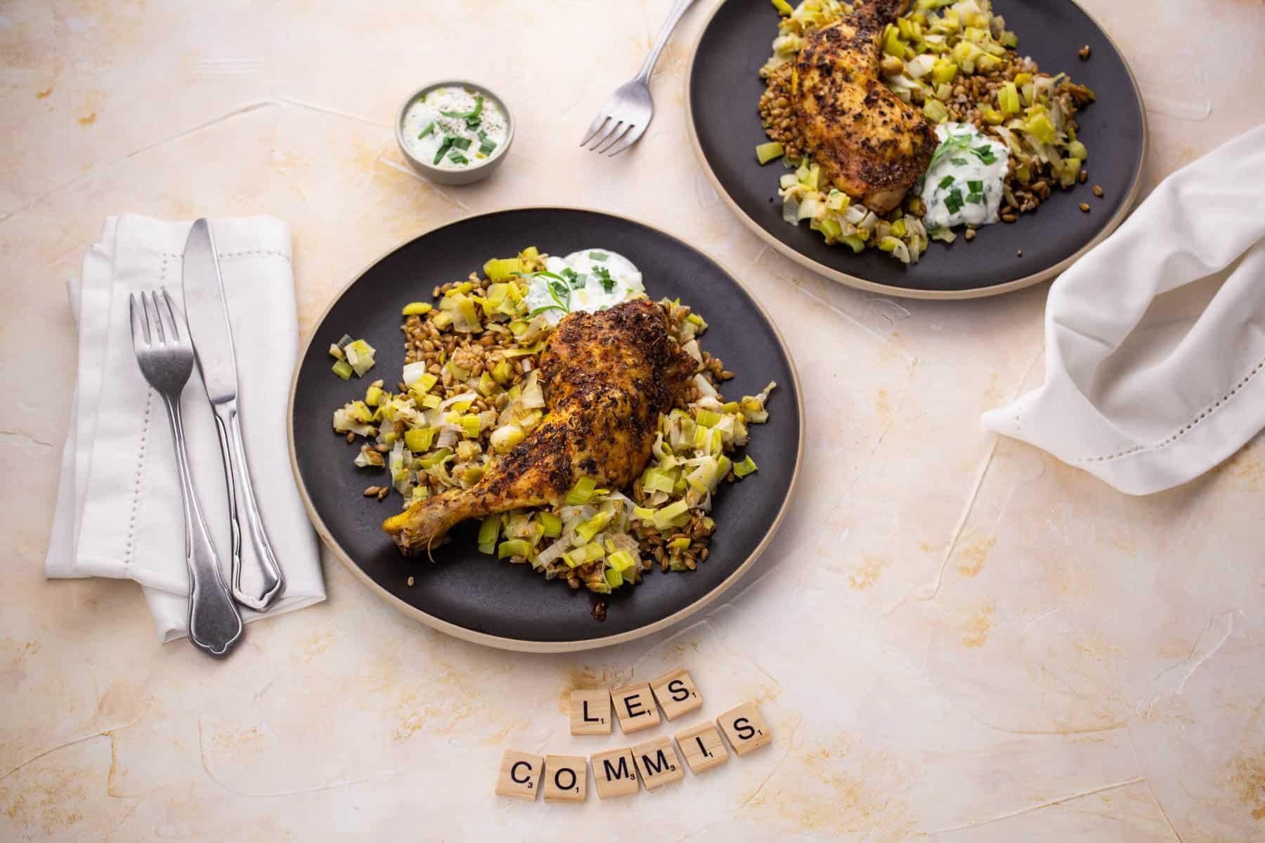 Cuisse de Poulet Rôtie à l'Estragon