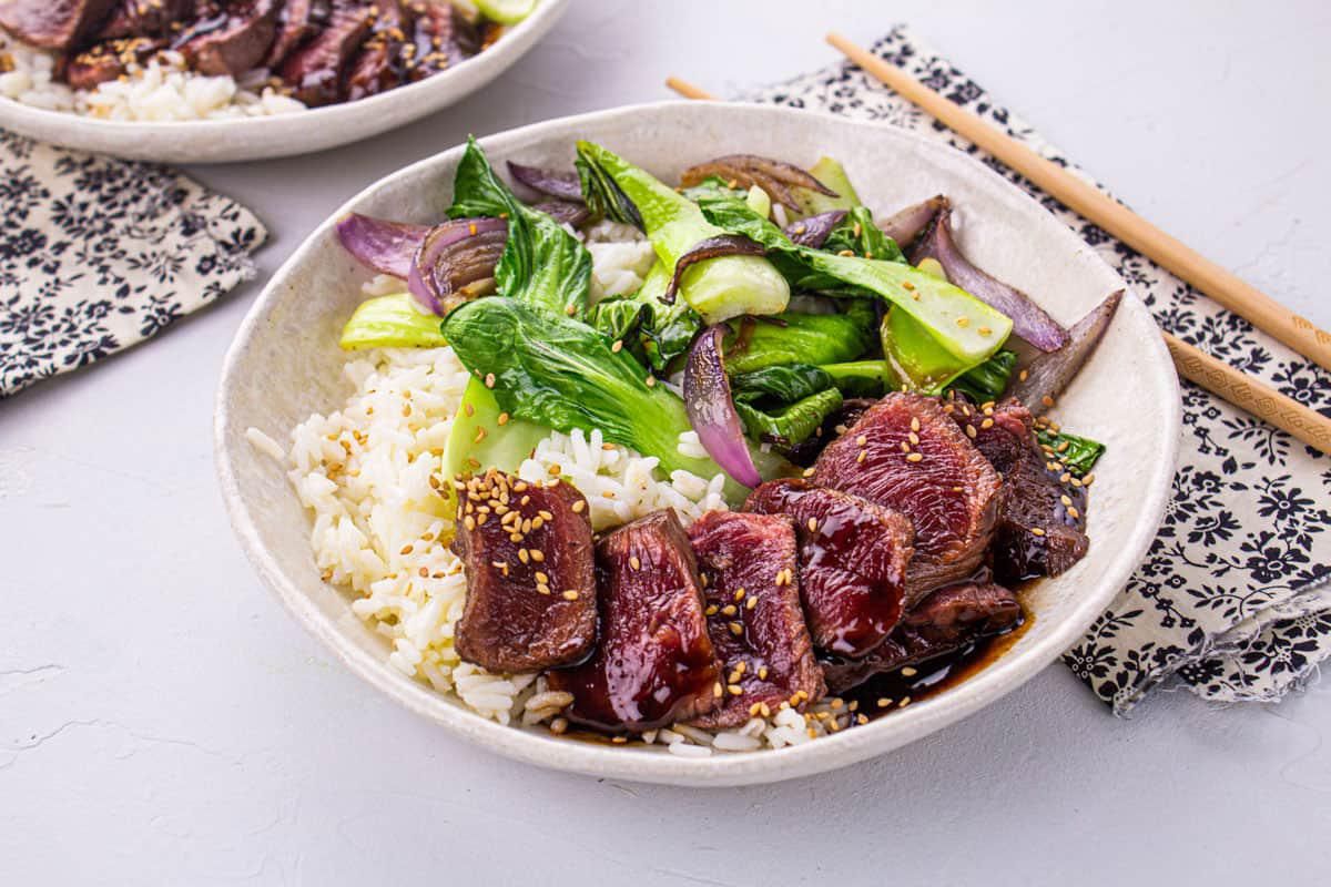 Bœuf Yakiniku & Riz Japonais