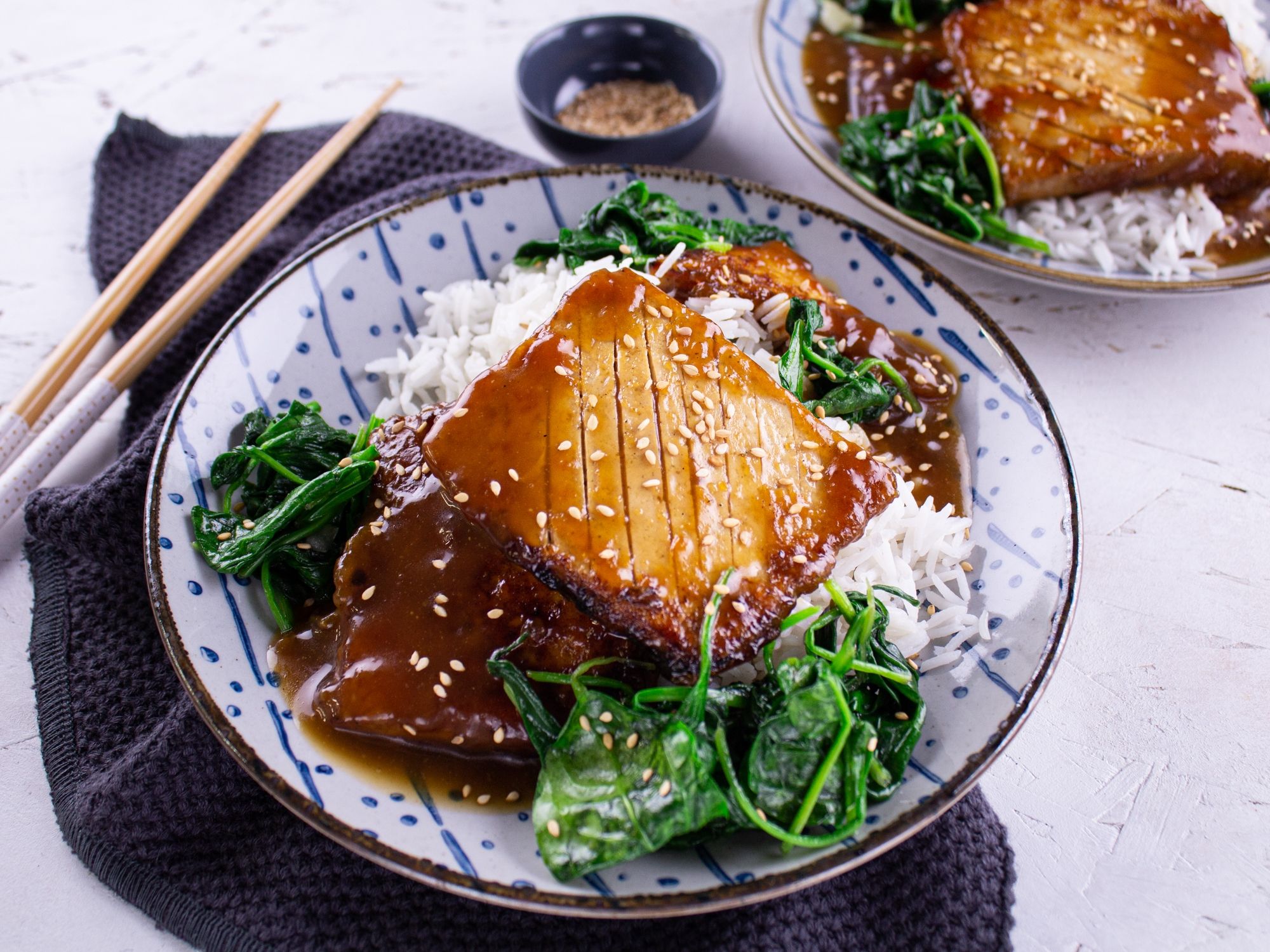 Tofu Sauce Teriyaki Riz & Gingembre