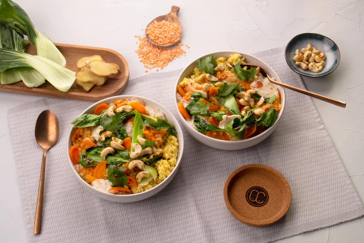 Dahl Réconfortant aux Légumes