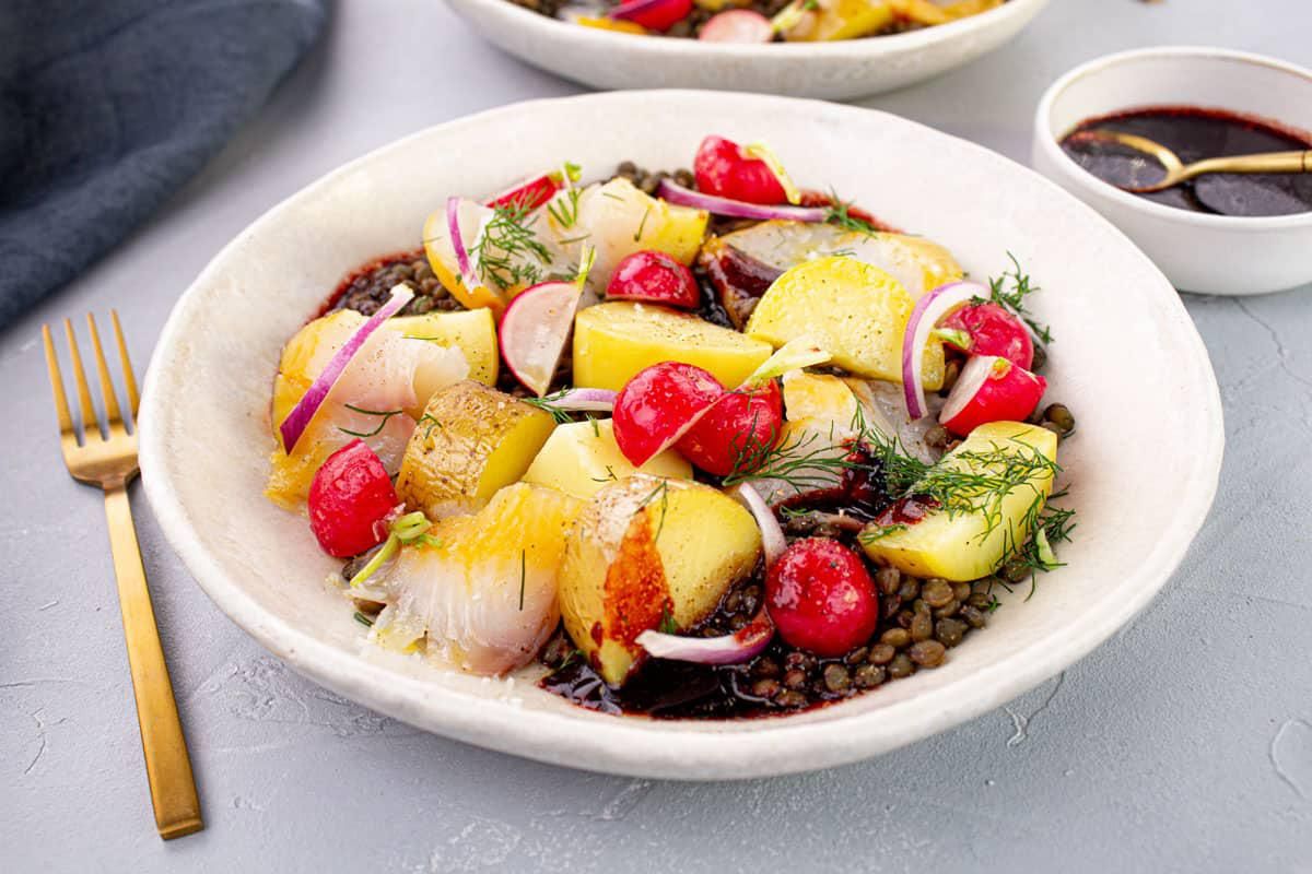 Haddock Fumé & Vinaigrette Framboise