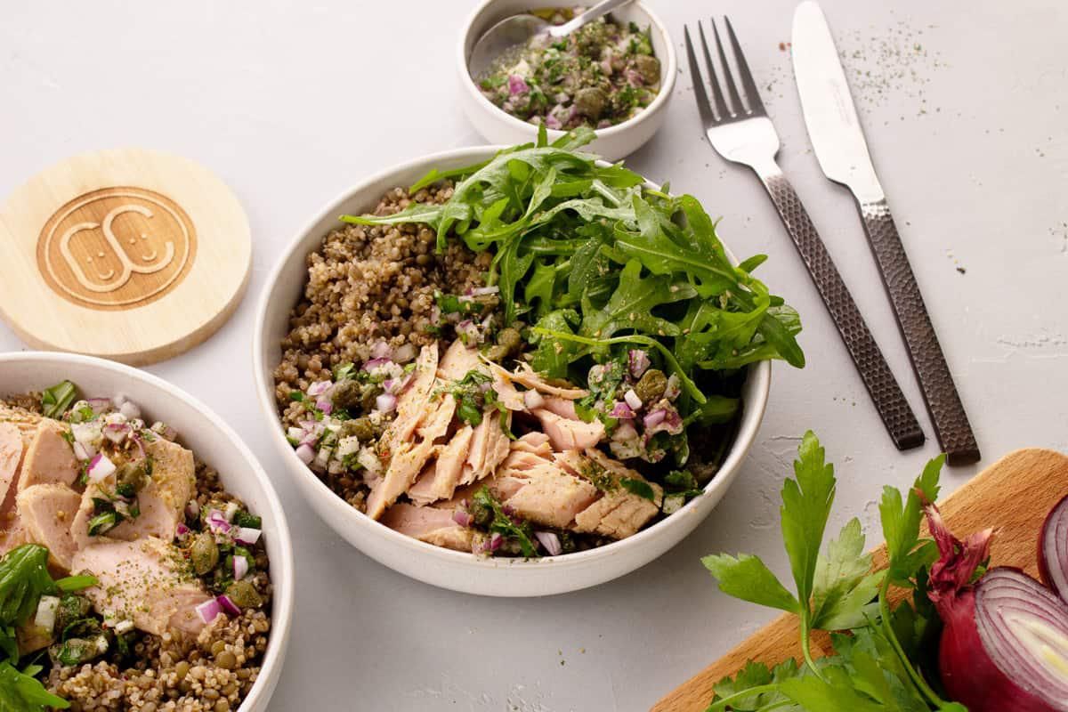 Thon Chimichurri Quinoa & Lentilles